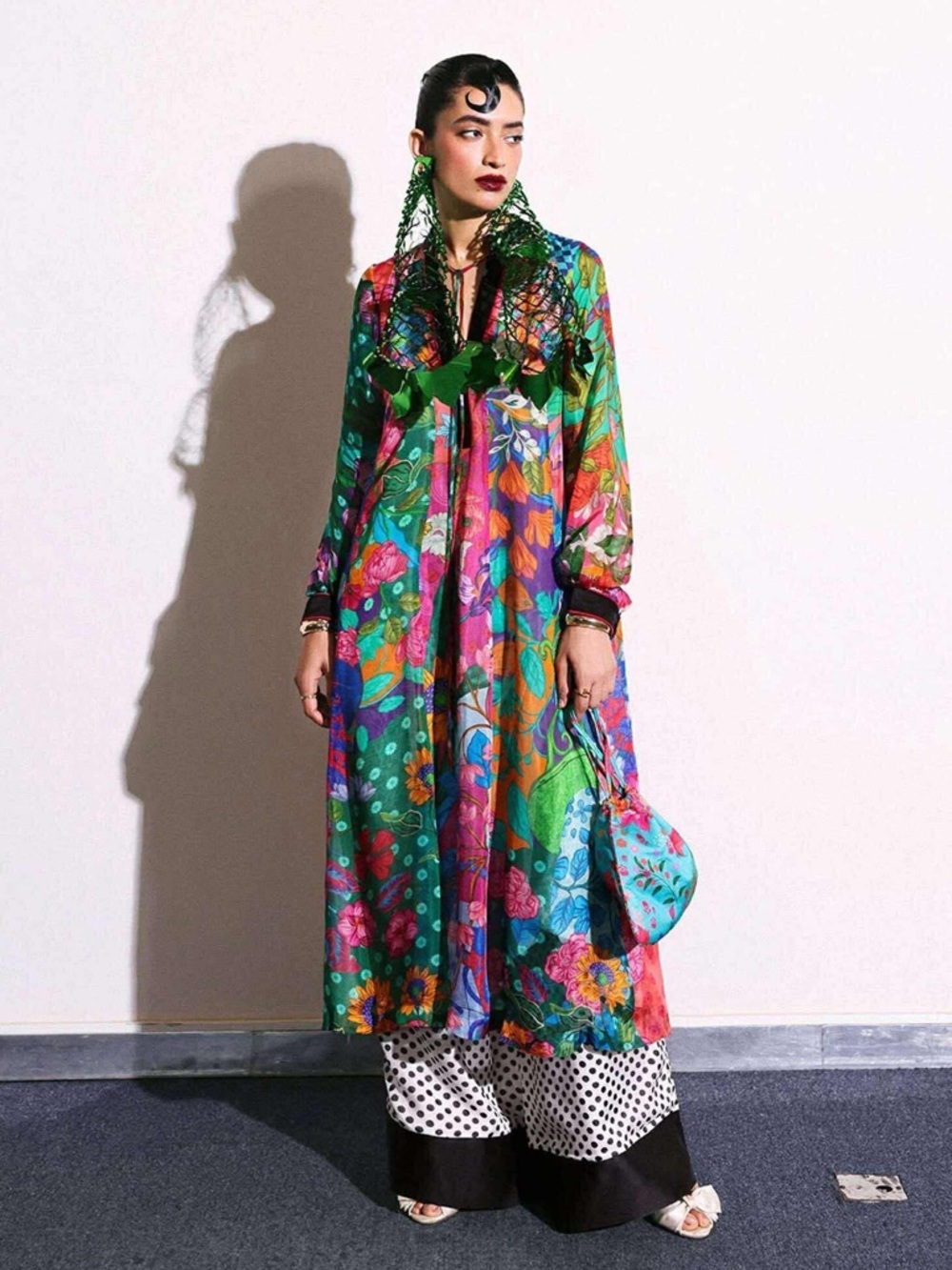 Pakistani Hussain Rehar silk 2 piece